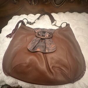 Brown Leather Handbag
